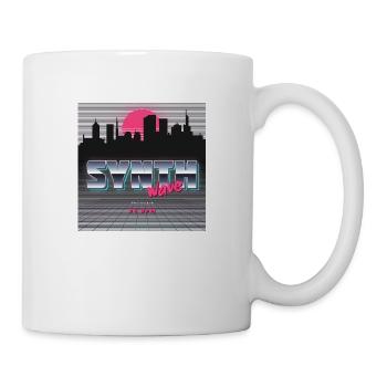 Synthwave - Mug blanc - blanc - Droite