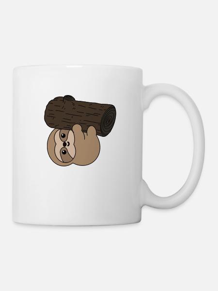 Faultier - Tasse - Weiß