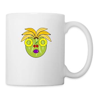 Crazy fruits - Tasse - Weiß - Rechts