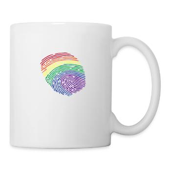LGBTQ Fingerprint - Mug - white - Right
