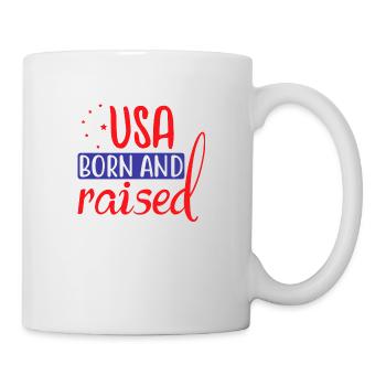 USA Born and Raised - Mug - white - Right