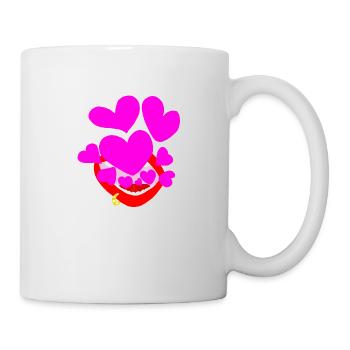 Blasen der Liebe v.Carmine stark. - Tasse - Weiß - Rechts