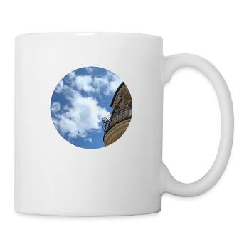 Wolke/Fassade - Tasse - Weiß - Rechts