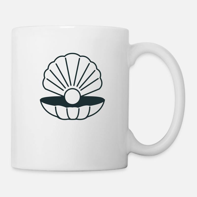 pearl clammy - Mug - white