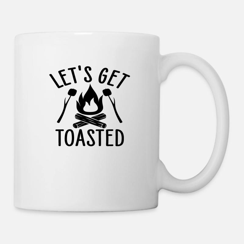 Let´s Get Toasted - Tasse - Weiß