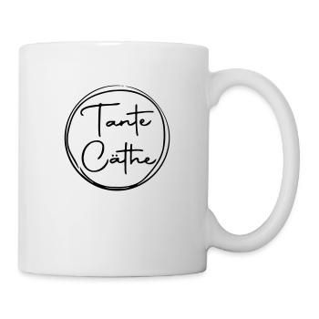 Tante Cäthe "Font" - Tasse - Weiß - Rechts
