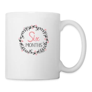SIX MONTHS MILESTONES HEART - Tasse - Weiß - Rechts