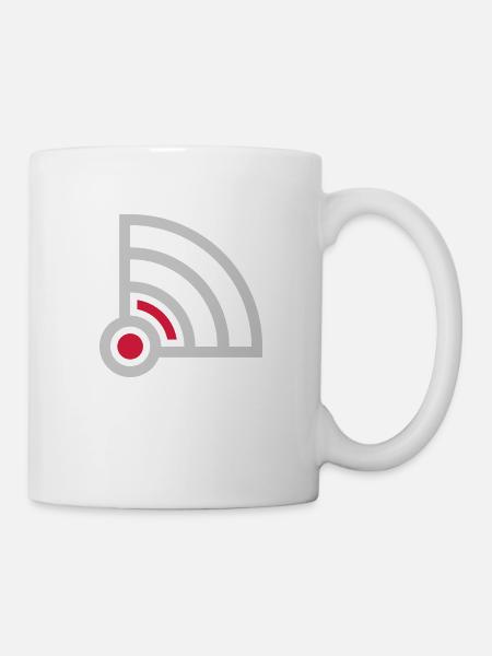 Wifi Logo keine Verbindung - Tasse - Weiß