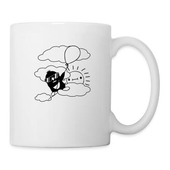 Ballon Sun Flying Penguin - Mug blanc - blanc - Droite