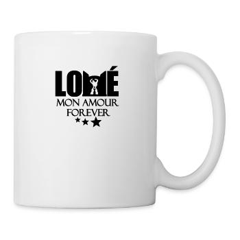 LOME MON AMOUR - Mug blanc - blanc - Droite