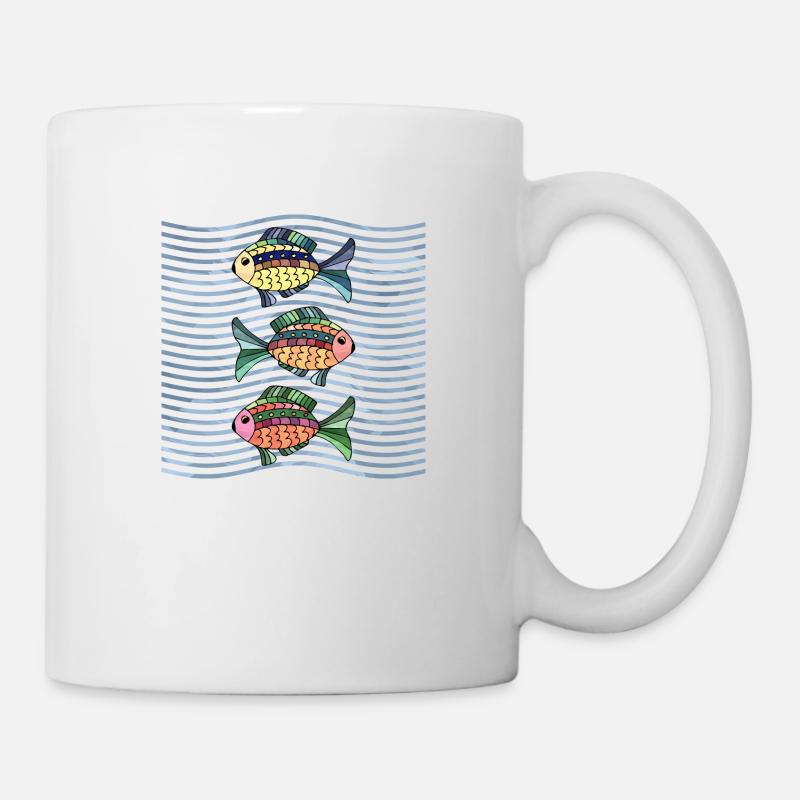 Fische - Tasse - Weiß