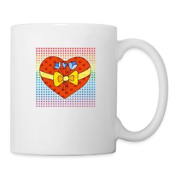 Herz - Tasse - Weiß - Rechts
