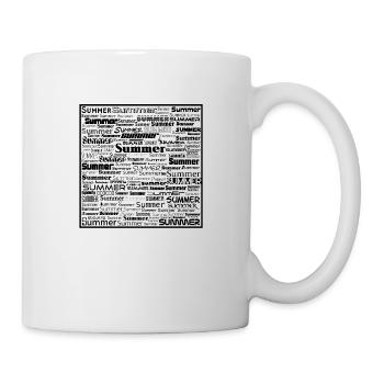 Summer Black - Tasse - Weiß - Rechts