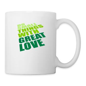 Quote do small things - Mug - white - Right