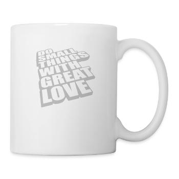 Quote do small things - Mug - white - Right