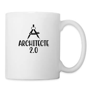 Architecte 2.0 - idée cadeau architecte - Mug blanc - blanc - Droite