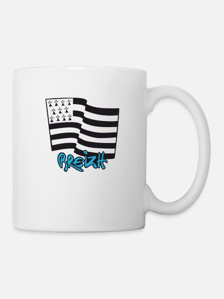 logo Bleu - Mug blanc - blanc
