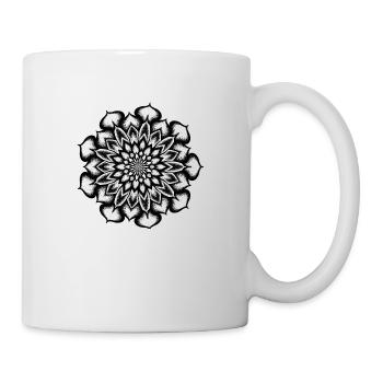 Mandala - Tasse - Weiß - Rechts