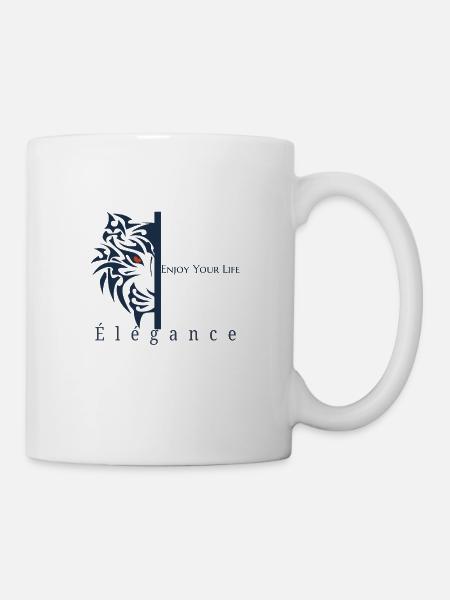 Élégance - Mug blanc - blanc
