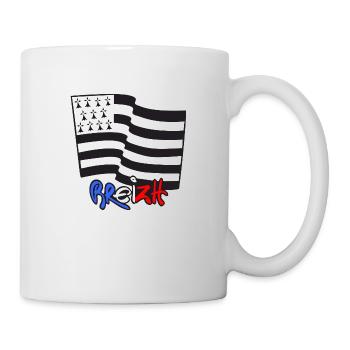 Logo FR - Mug blanc - blanc - Droite