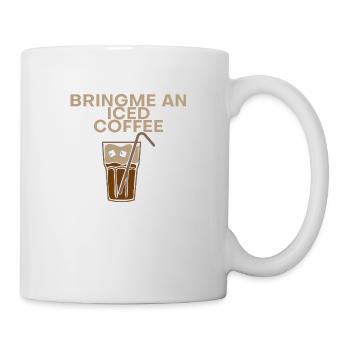 Apportez-moi un café glacé - Mug blanc - blanc - Droite