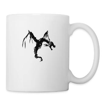 Dragon | Monster | Mythical creatures | Dinosaur - Mug - white - Right