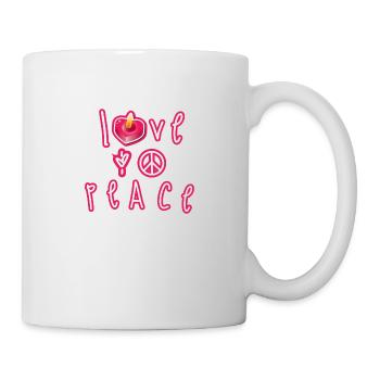 SGN 06 25 2022 1656163867079LOVE & PEACE - Tasse - Weiß - Rechts