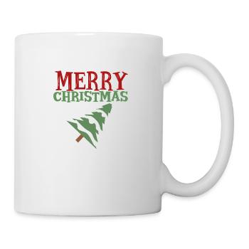 Merry christmas - Tasse - Weiß - Rechts