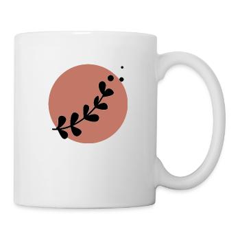 Minimal Plant Summer Trendy Color - Mug - white - Right