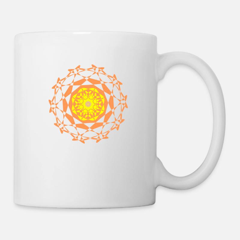 Mandala - Tasse - Weiß