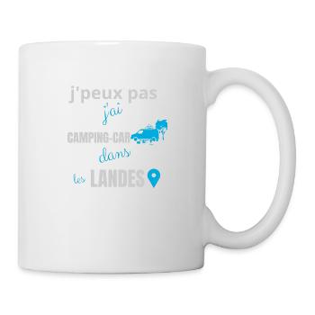 j peux pas j ai camping car dans les landes - Mug blanc - blanc - Droite