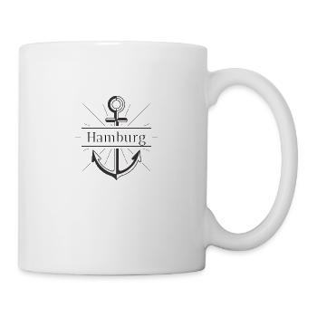 Hamburg Anker Moin - Tasse - Weiß - Rechts