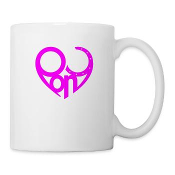 Cœur de poney - Mug blanc - blanc - Droite
