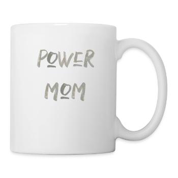 pouvoir maman maman mère enfants parents police - Mug blanc - blanc - Droite