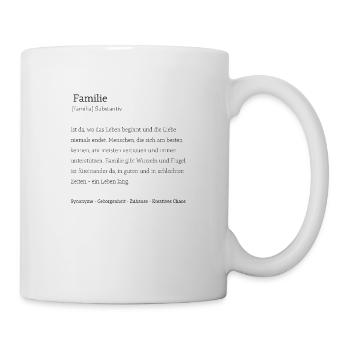 Geschenkidee für die Familie - Tasse - Weiß - Rechts
