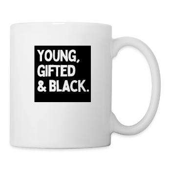 young gifted black 1 - Mug - white - Right
