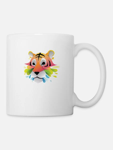 Tier - Tasse - Weiß