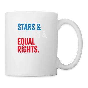 Stars & Stripes & Equal Rights - Mug - white - Right