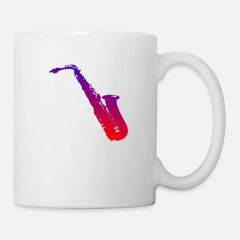 Saxophone - Mug - white
