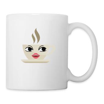 Coffee cup - Tasse - Weiß - Rechts