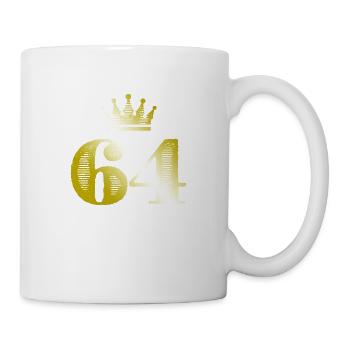 64 Number Crown Gold - Mug - white - Right