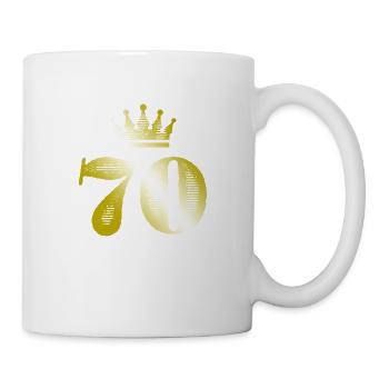 70 Number Crown Gold - Mug - white - Right