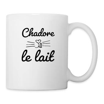 chadore le lait - Mug blanc - blanc - Droite