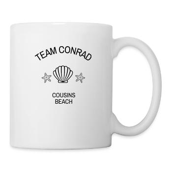 Team Conrad Cousins Beach Der Sommer Schwarz - Tasse - Weiß - Rechts