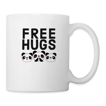 Free hugs - Mug blanc - blanc - Droite
