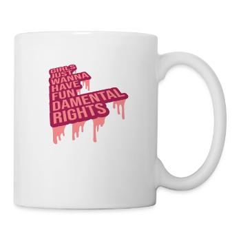 wanna have fundamental rights - Mug - white - Right