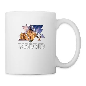 Madrid Spain City Skyline Home Love Holidays - Mug - white - Right