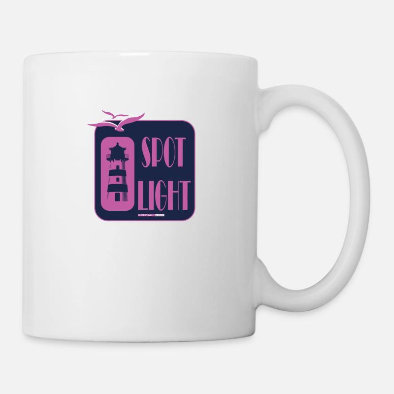 Cooles Leuchtturm Motiv Meer Küste Strand Geschenk - Tasse - Weiß