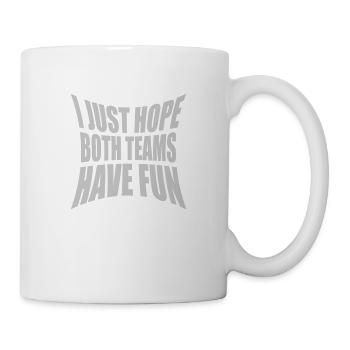 Both Teams Have Fun - Tasse - Weiß - Rechts
