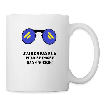 Un plan sans accroc - Mug blanc - blanc - Droite